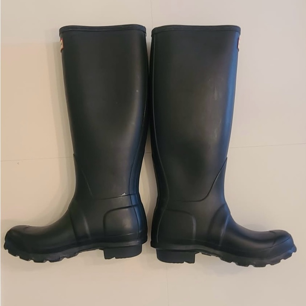NWOB Hunter Matte NAVY Original Tall Women's Rain Boots SIZE 5 - Picture 6 of 9